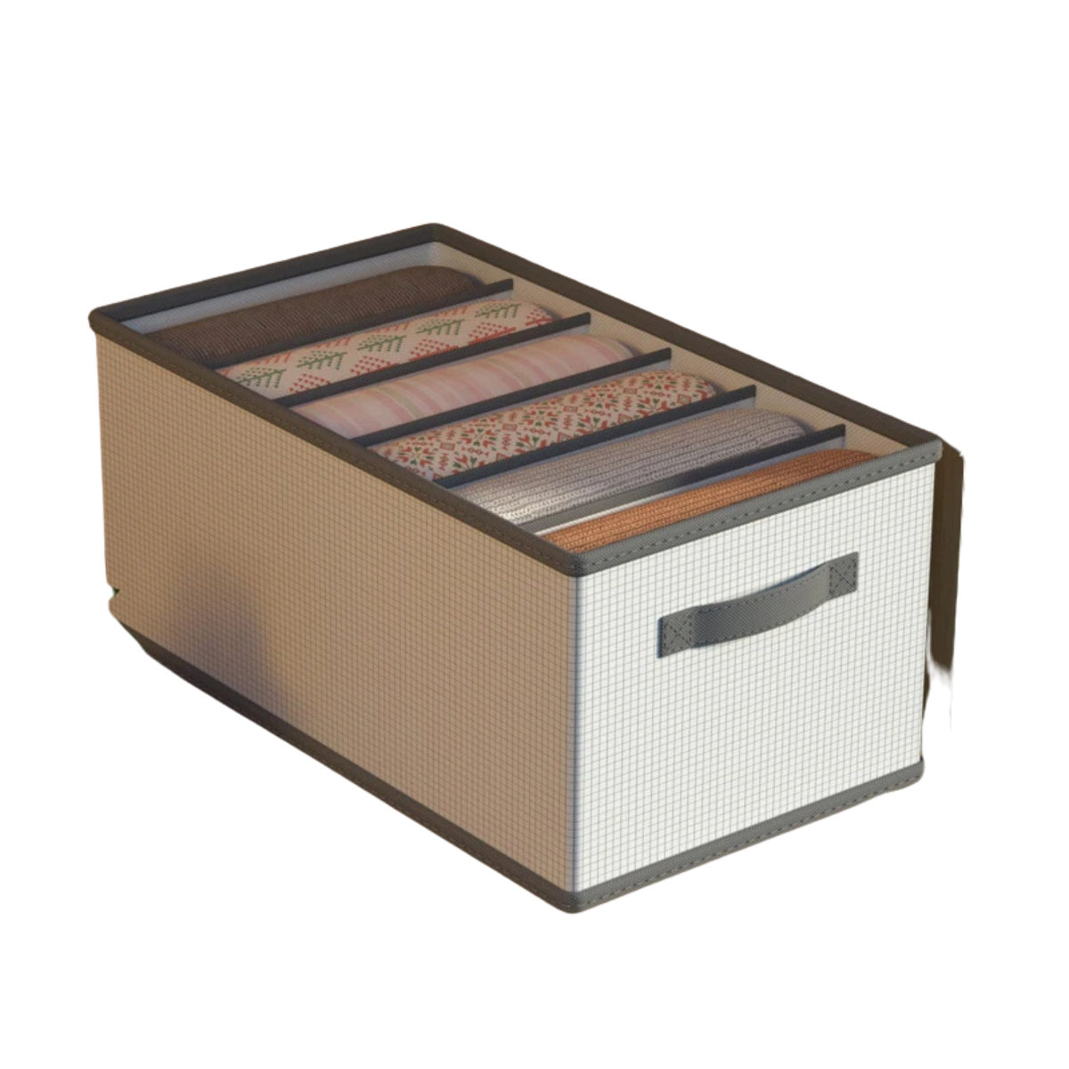 PP Closet Clothes Organizer - Multi-Grid Storage Box for Wardrobe