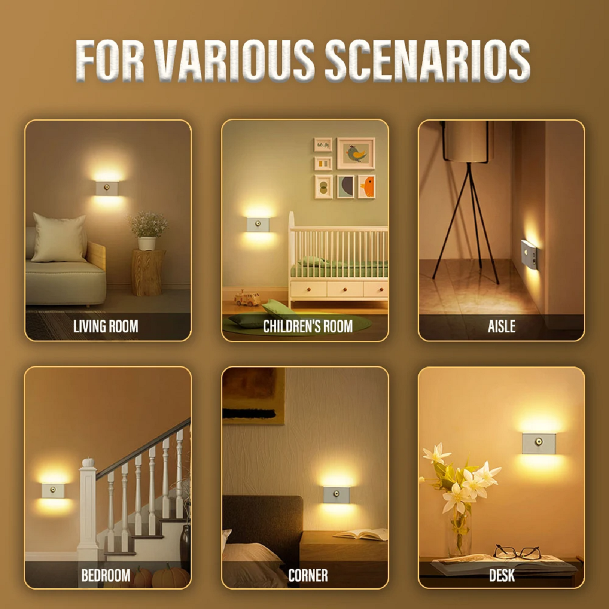 Magnetic Wireless Motion Sensor Night Light