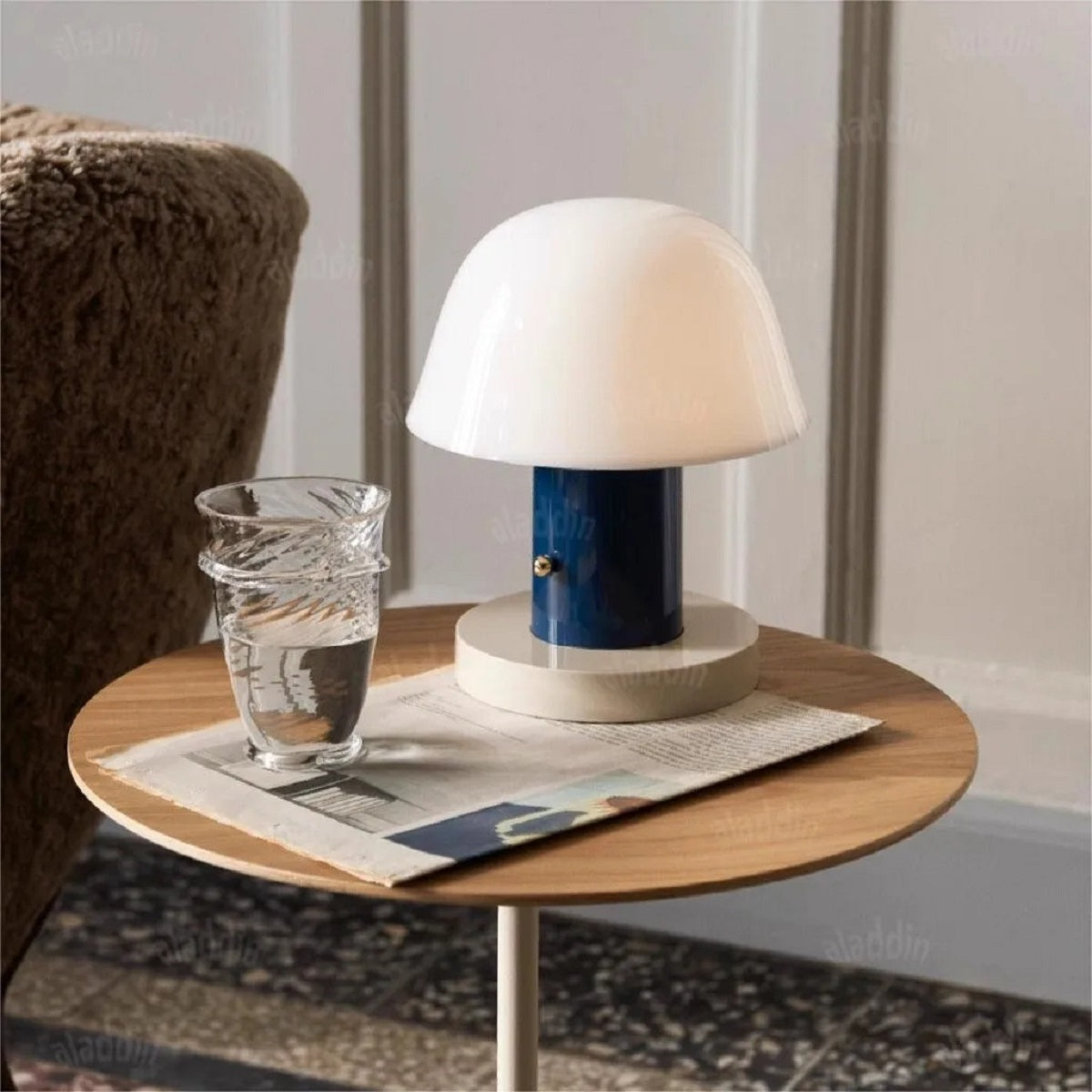 Cordless Mushroom Table Lamp Night Light