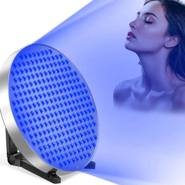 Home Tanning Lamp - 460NM Blue Light for Full-Body Bronze Glow with Eye Mask