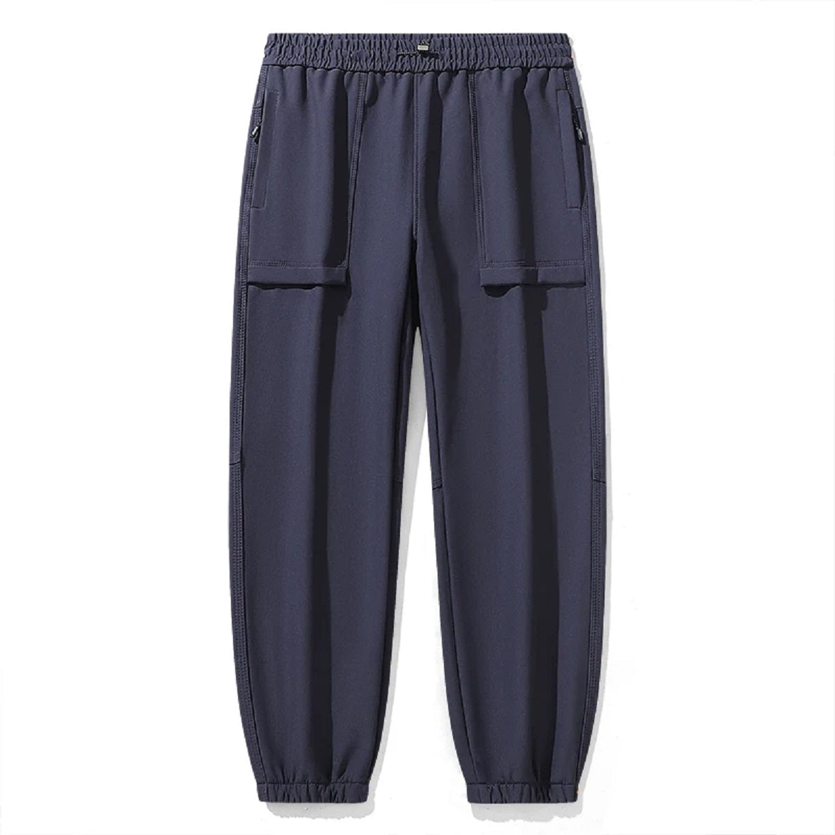 Unisex Fleece Lined Joggers Pants Water Resistant Winter Warm Travel Sweatpant