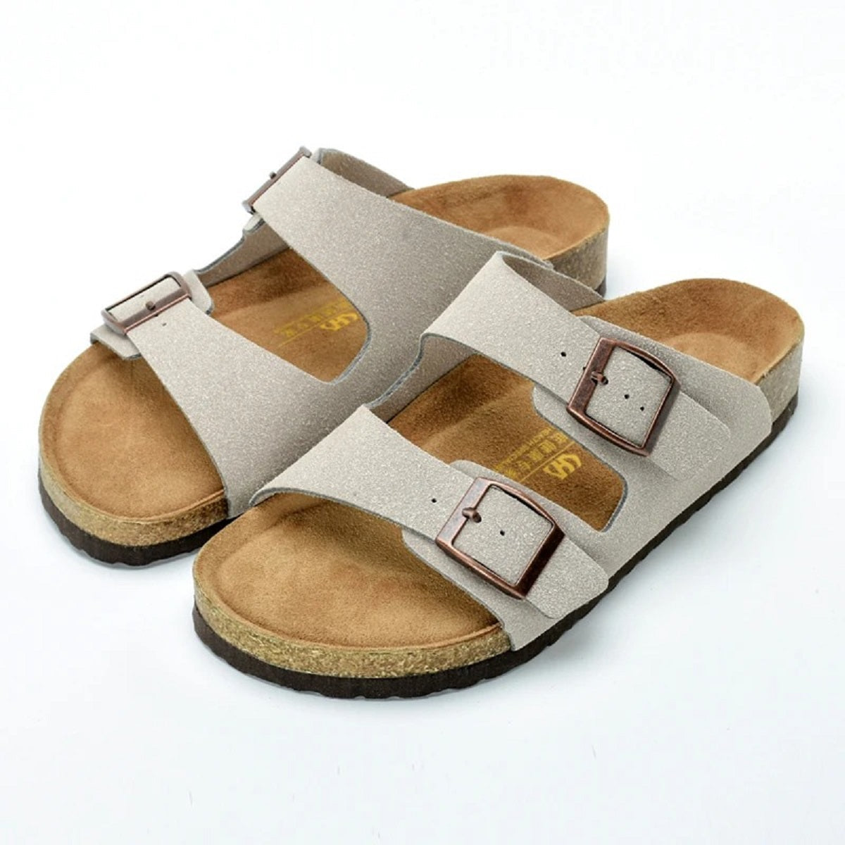 Footwear and Slides with Cork Footbed Non-Slip Sandals