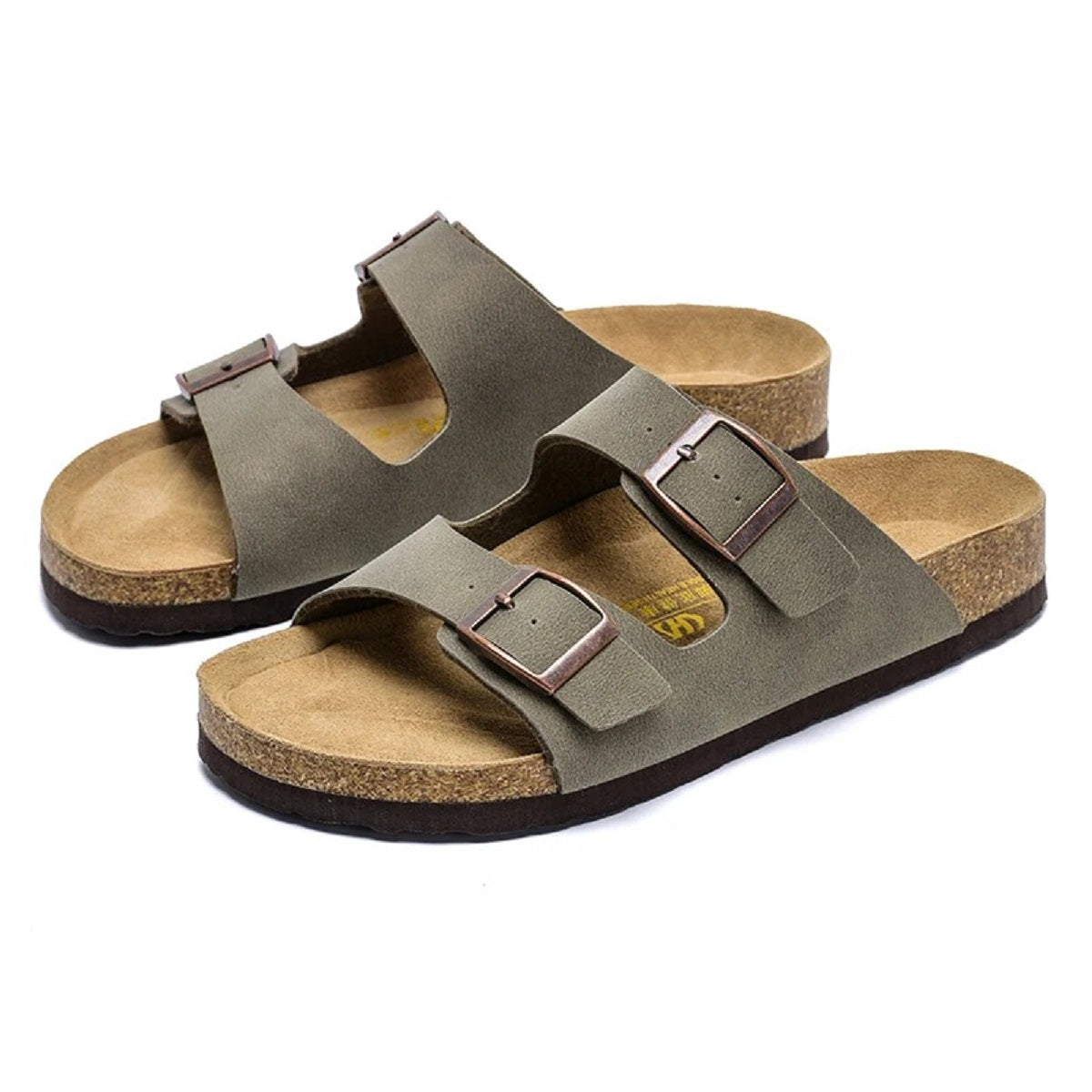 Footwear and Slides with Cork Footbed Non-Slip Sandals