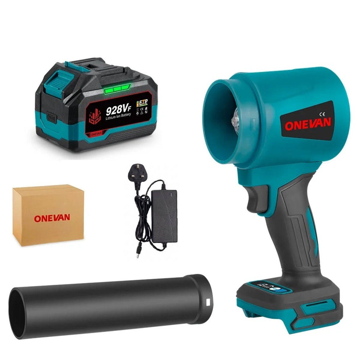 Brushless Turbo Blower - High-Power Electric Air for Leaves & Dust