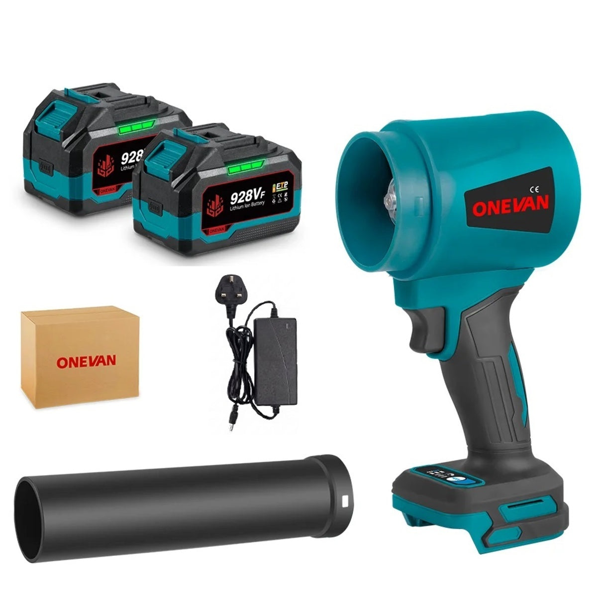 Brushless Turbo Blower - High-Power Electric Air for Leaves & Dust