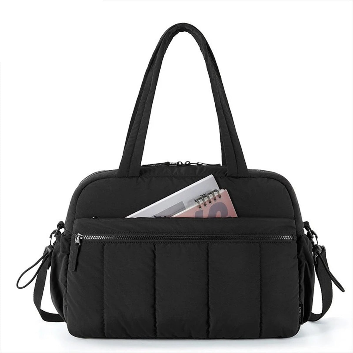 Women's Travel Duffel Bag - Lightweight Gym & Weekend Tote with Waterproof Pockets