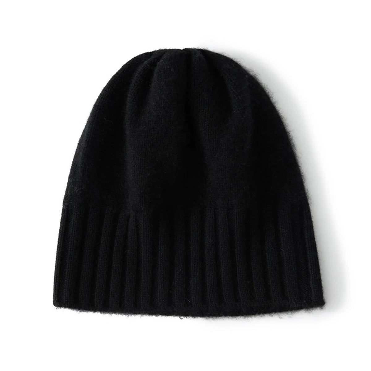 Women's Cashmere Knitted Beanie - Soft Warm Winter Hat