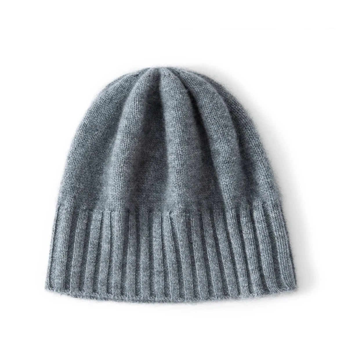 Women's Cashmere Knitted Beanie - Soft Warm Winter Hat