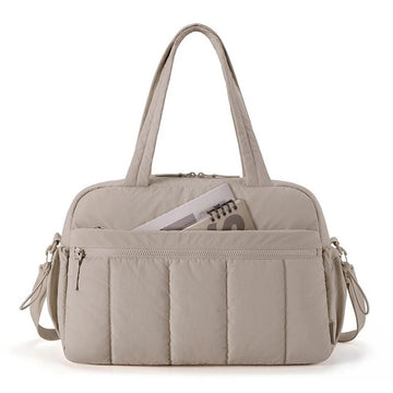 Women's Travel Duffel Bag - Lightweight Gym & Weekend Tote with Waterproof Pockets