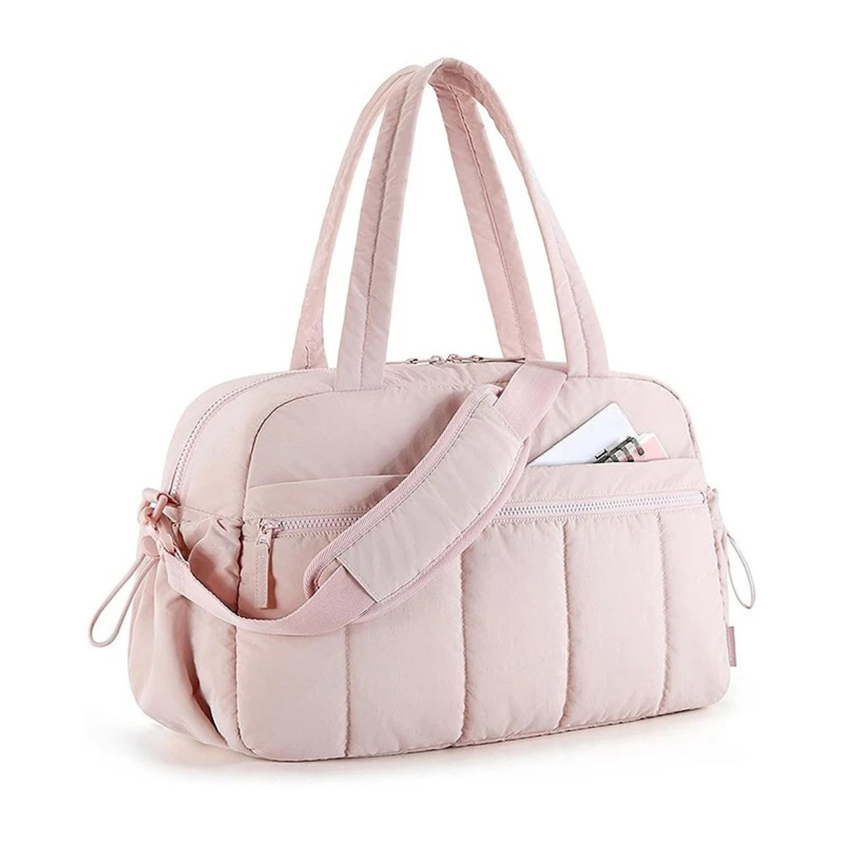 Women's Travel Duffel Bag - Lightweight Gym & Weekend Tote with Waterproof Pockets