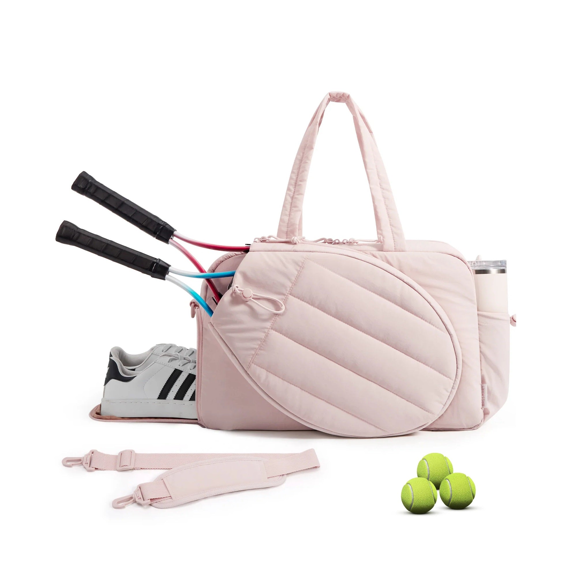 Sports Duffle Bag - Gym and Tennis with Shoe Compartment