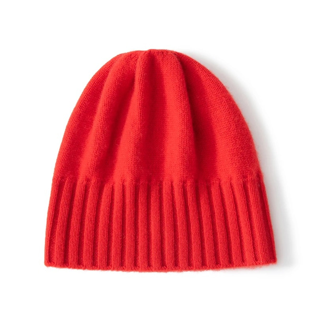 Women's Cashmere Knitted Beanie - Soft Warm Winter Hat