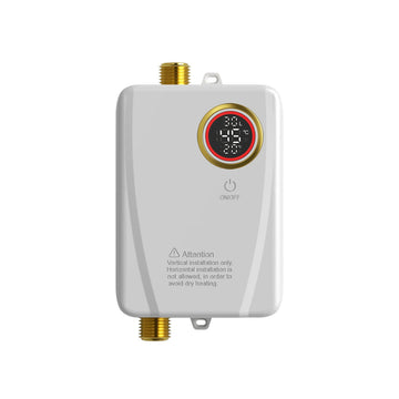 Instant Electric Water Heater - Wall-Mounted Hot Water Heater with LCD Display