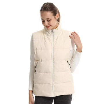 USB Heated 15-Zone Down Vest - Unisex Electric Winter Jacket