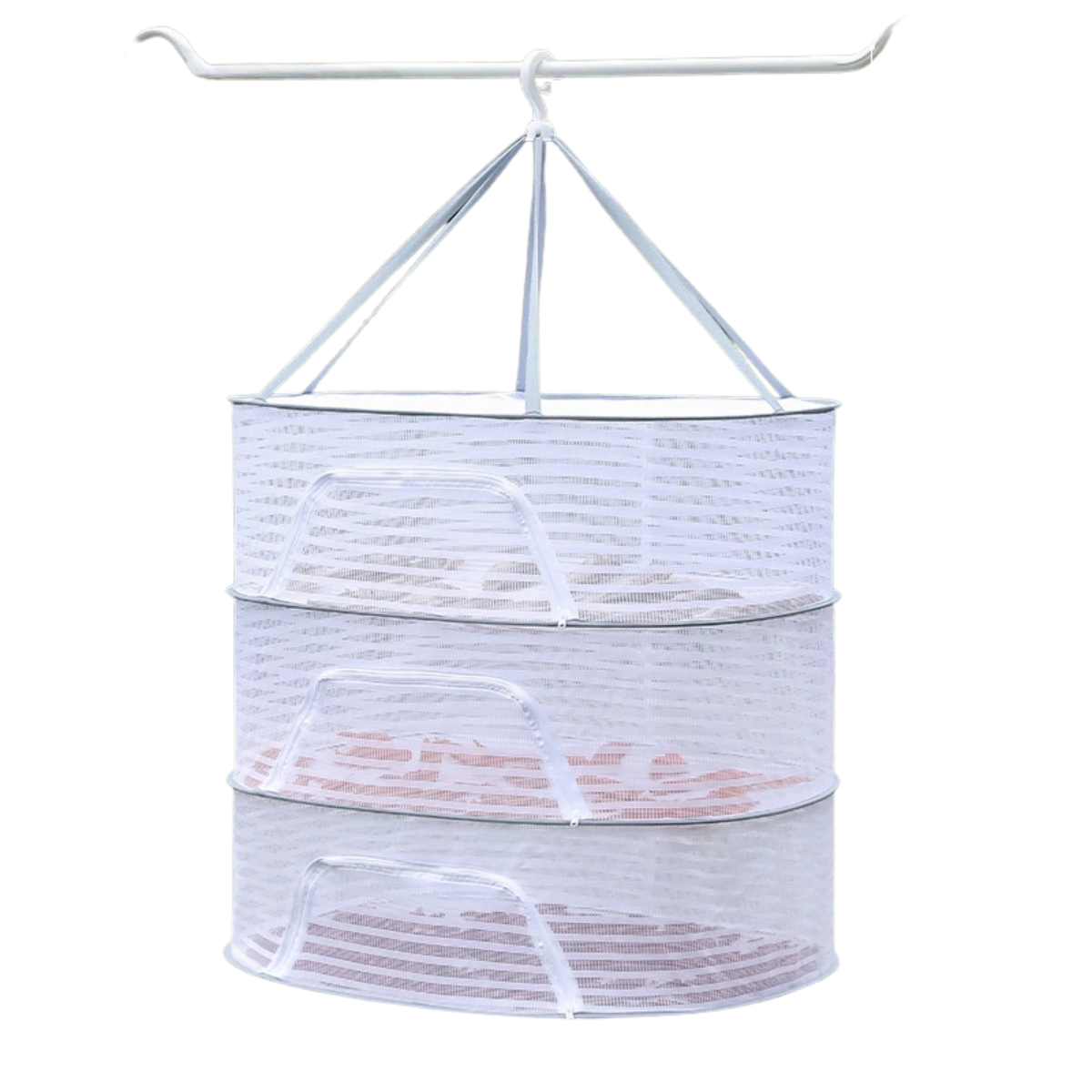 Layers Food Basket Herb Drying Net for Flowers Plants Organizer