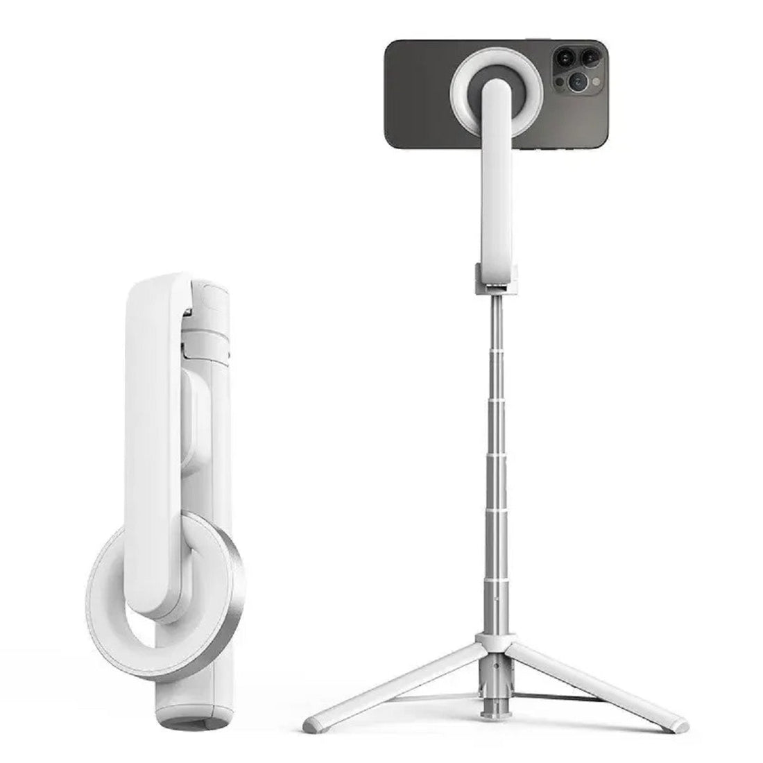 Mobile Phone Stand Bluetooth Selfie Stick Magnetic Stabilizer Desktop