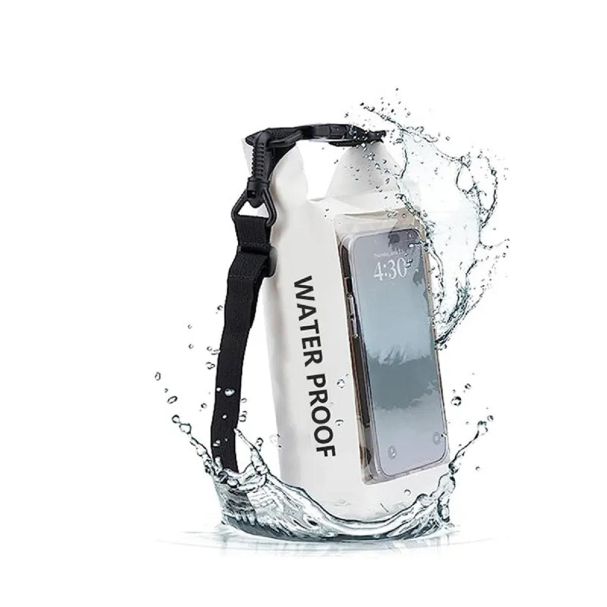 0.5 Gal Waterproof Dry Touch Screen Bag Roll-Top Pool Outdoor Gear Storage