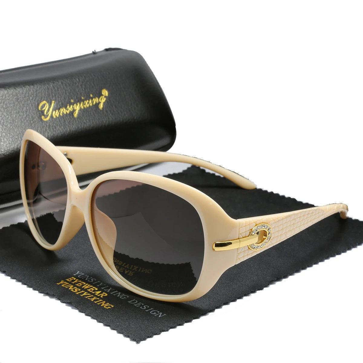 Women's Polarized Sunglasses - Vintage Big Frame Fashion Designer Shades