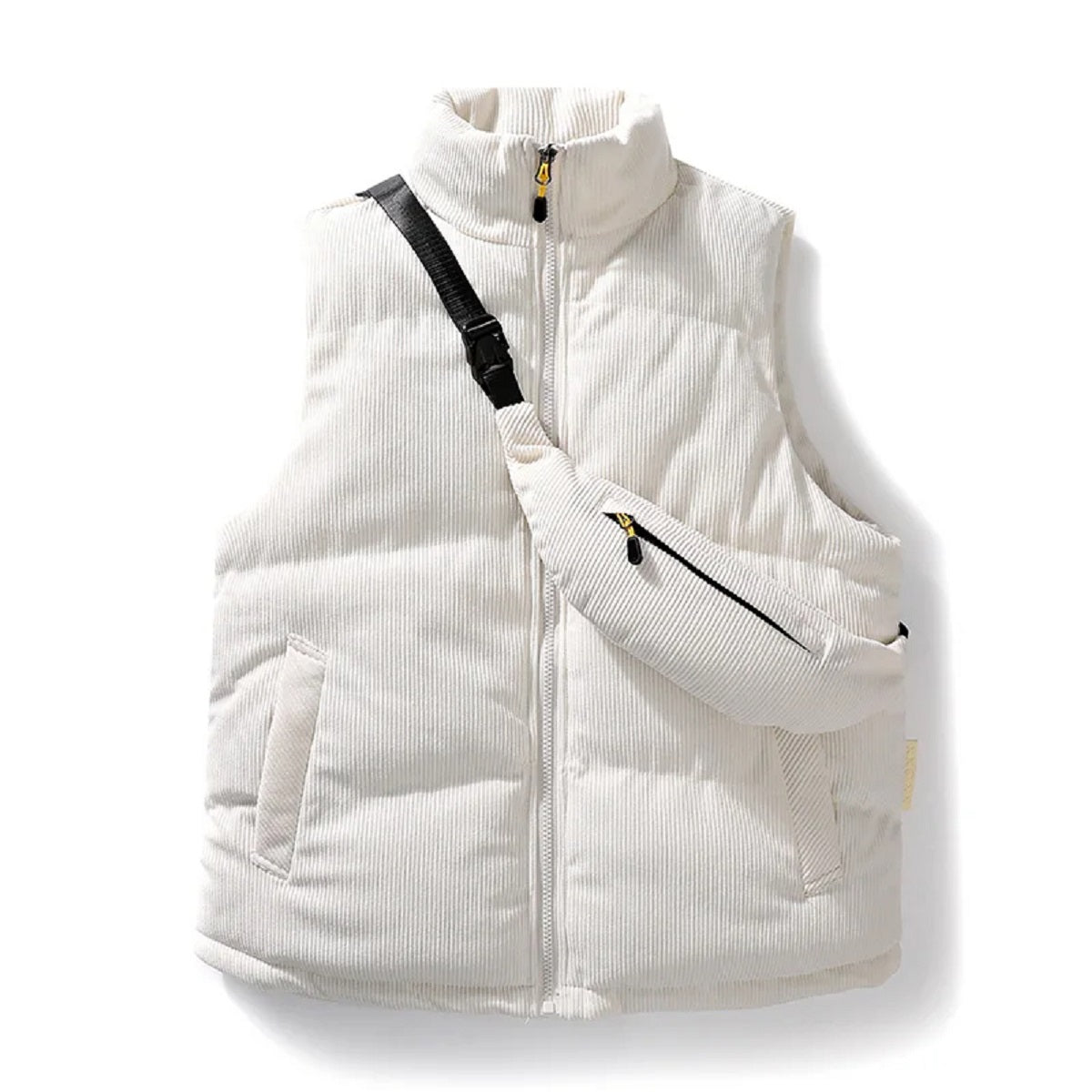 Warm Sleeveless Waistcoat Casual All-Match Vests Jacket for Men