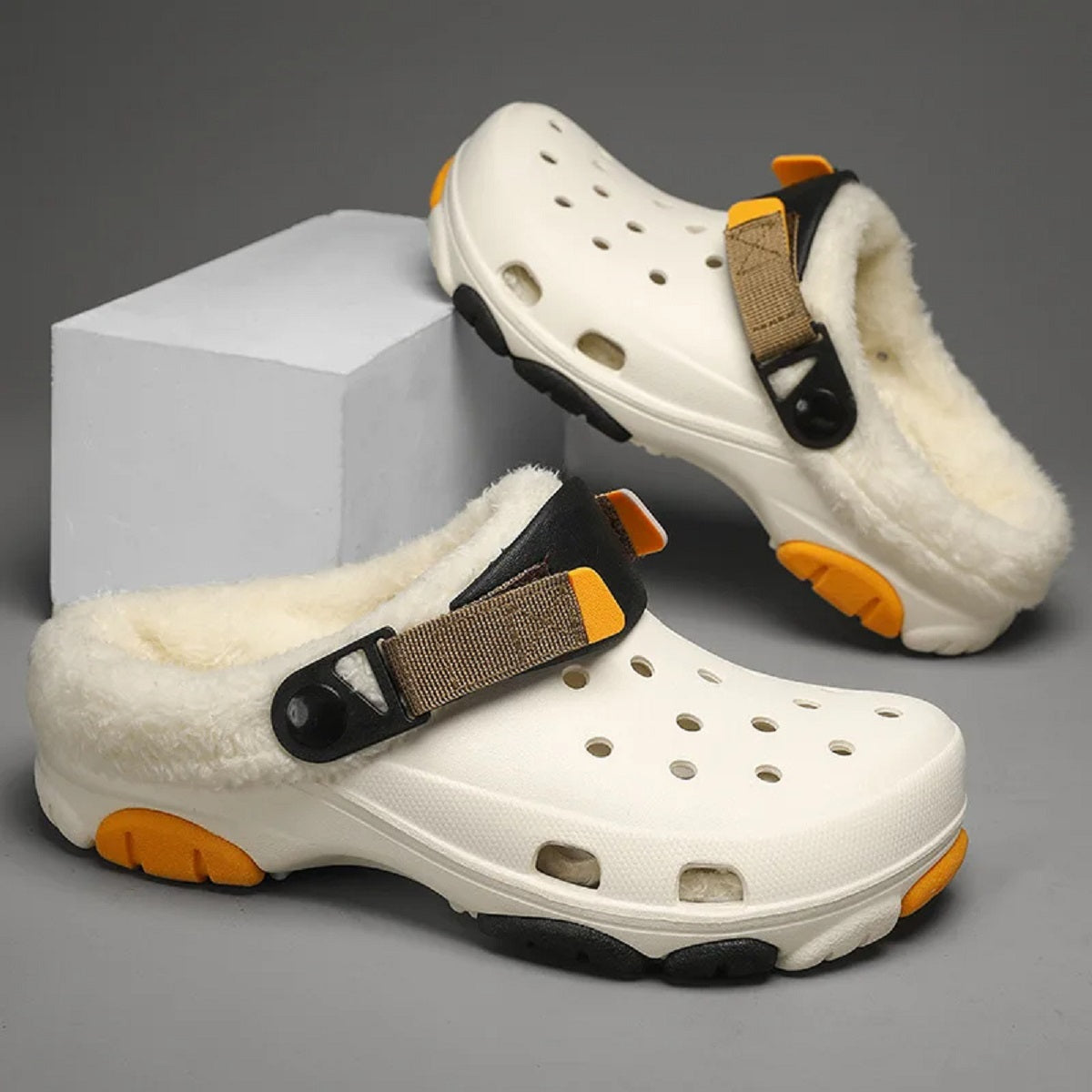 Unisex Winter Plush Fur Classic Lined Clog