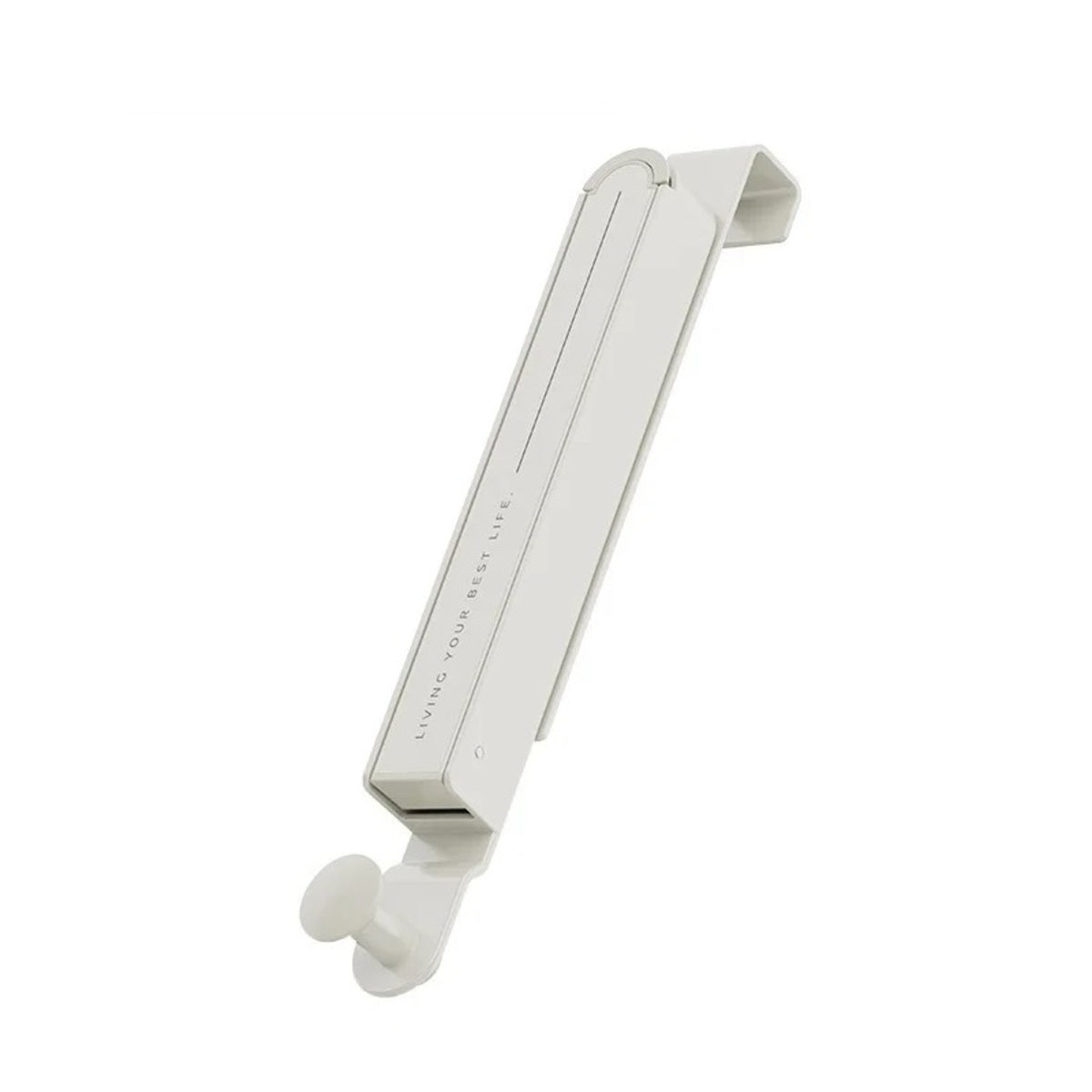 Aluminium Folding Door Rack - Telescopic Multi-Function Hook No-Drill Home Organiser