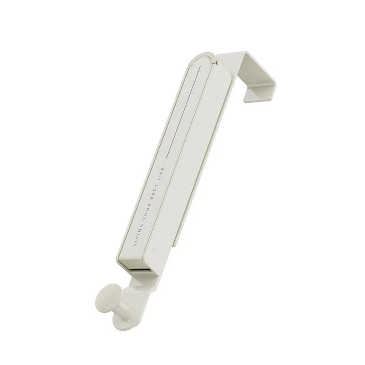 Aluminium Folding Door Rack - Telescopic Multi-Function Hook No-Drill Home Organiser