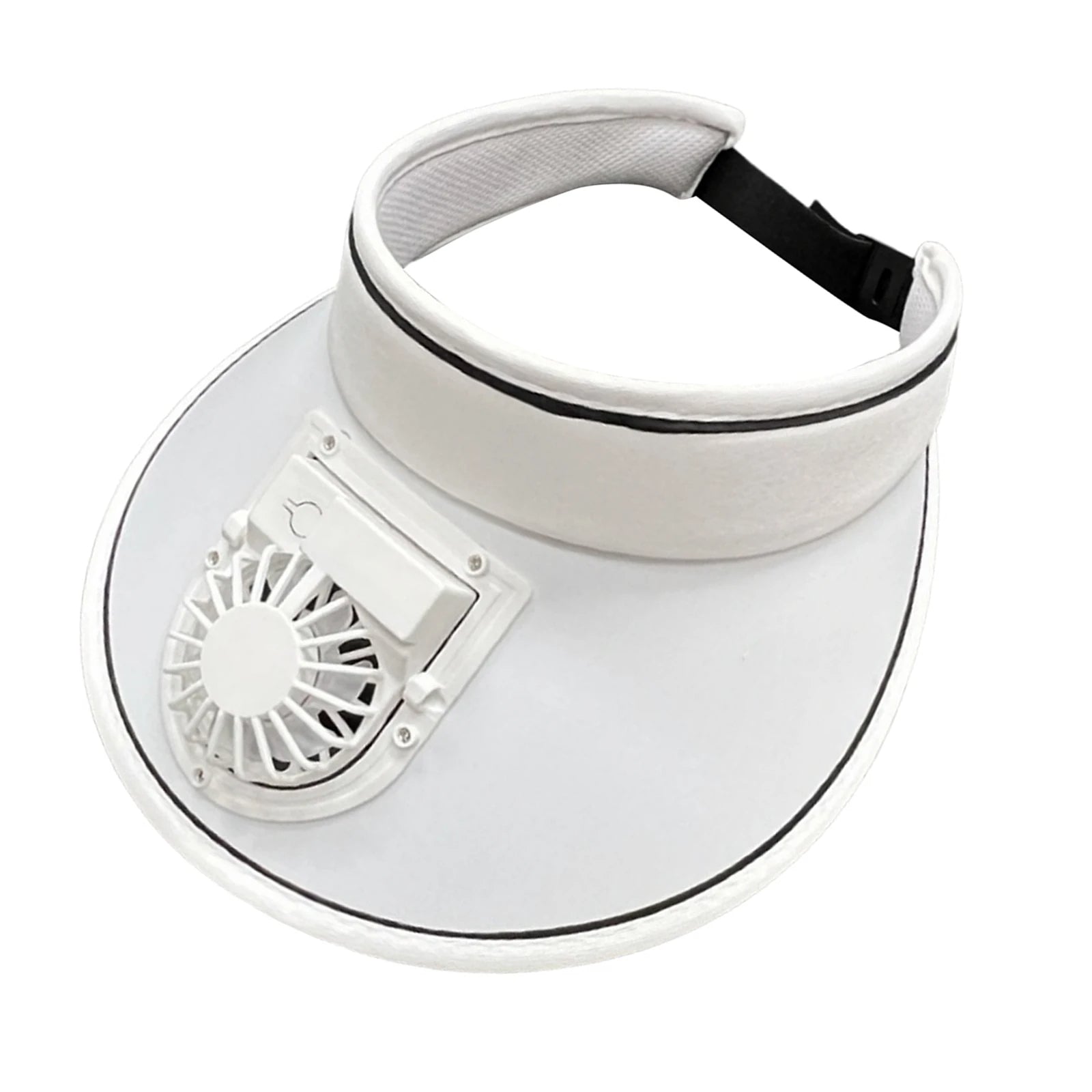 USB Fan Sun Hat - Summer Visor with Large Brim and UV Protection