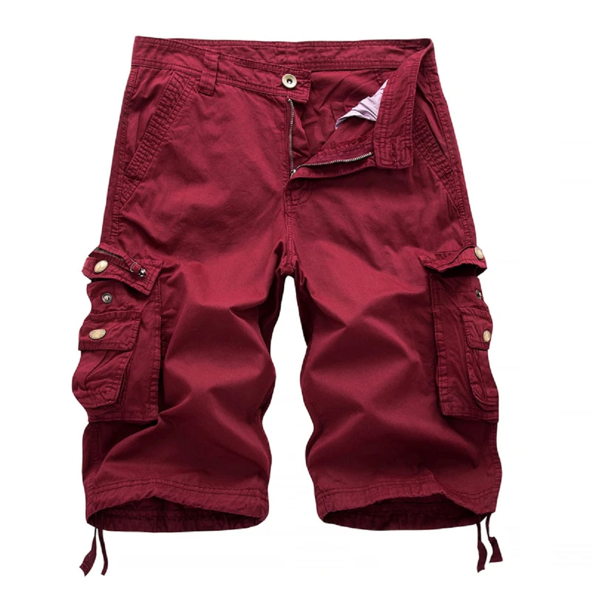 Men's Cotton Cargo Shorts - Summer Military Tactical Streetwear with Multi Pockets