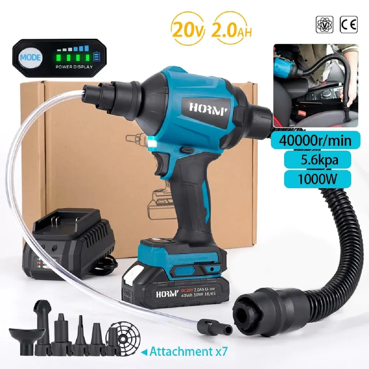 6 in 34°Fordless Air Blower Dusting Machine