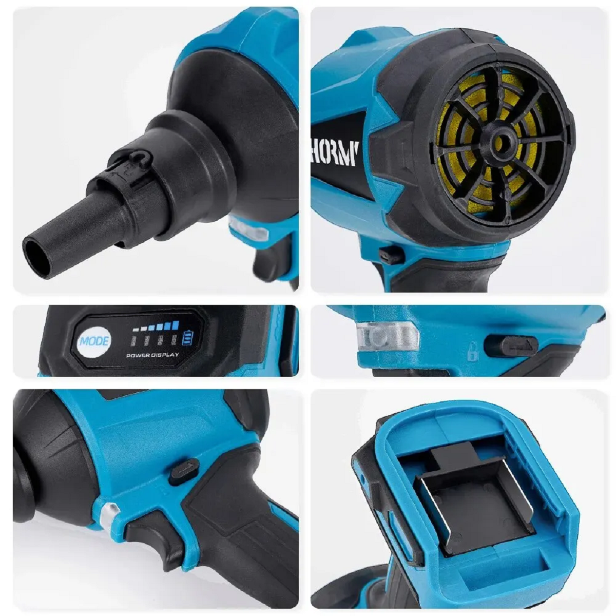 6 in 34°Fordless Air Blower Dusting Machine