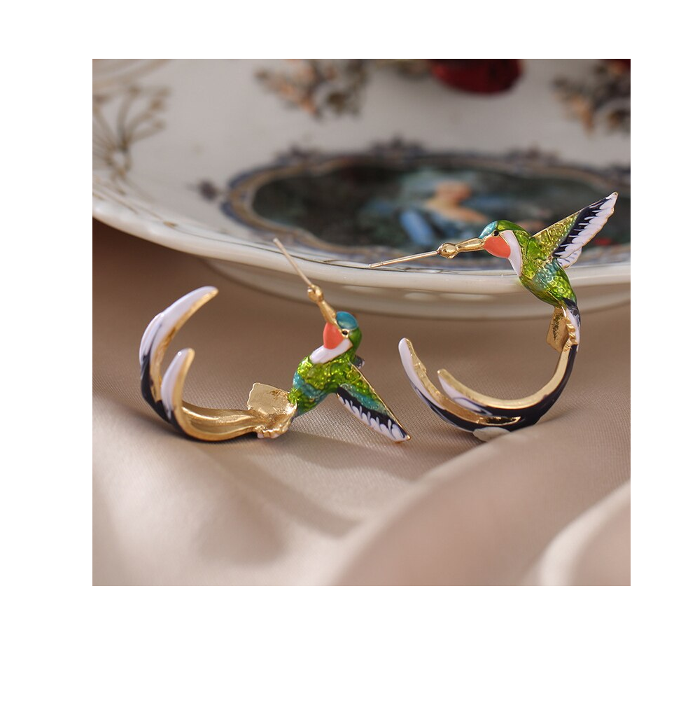 Cute Hummingbird Earrings