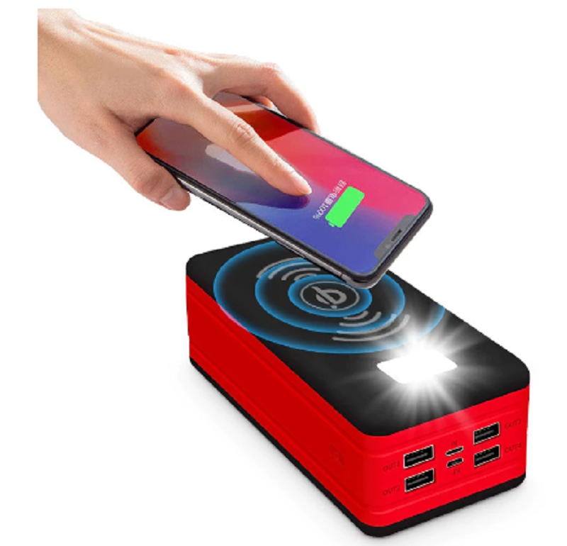 Wireless Fast Charger Solar Power Bank