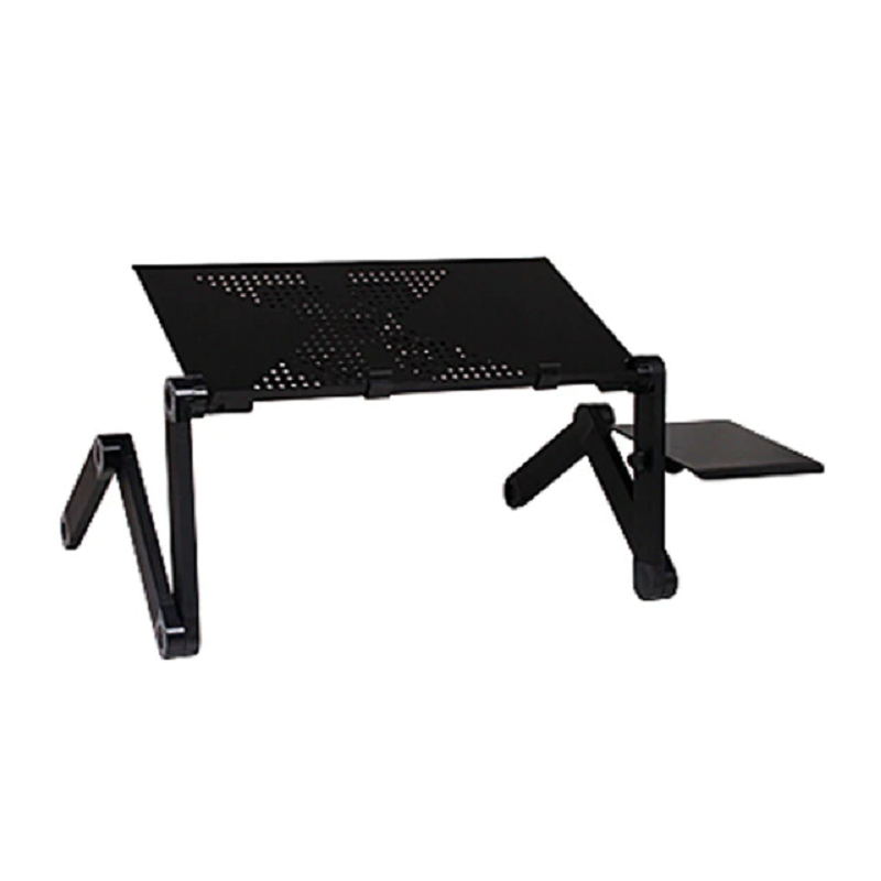 Adjustable Portable Ergonomic Aluminum Laptop Desk with Mouse Pad