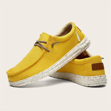 Men's Casual Canvas Loafers - Lightweight Breathable Driving and Boat Shoes