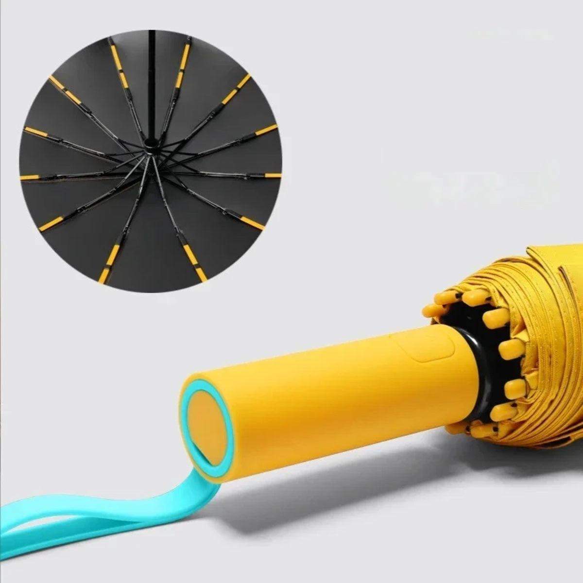 Windproof Automatic Umbrella - 72-Bone Large Folding UV Rain Protection