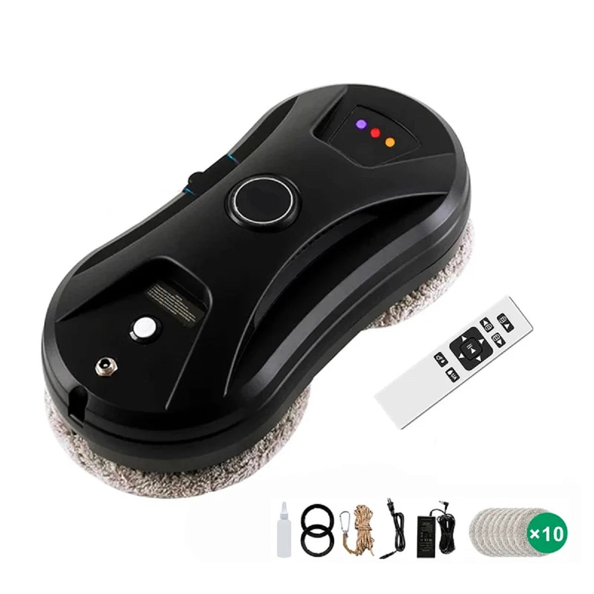Smart Glass Cleaning Robot - Automatic Water Spray Anti-Drop Design