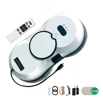Smart Glass Cleaning Robot - Automatic Water Spray Anti-Drop Design