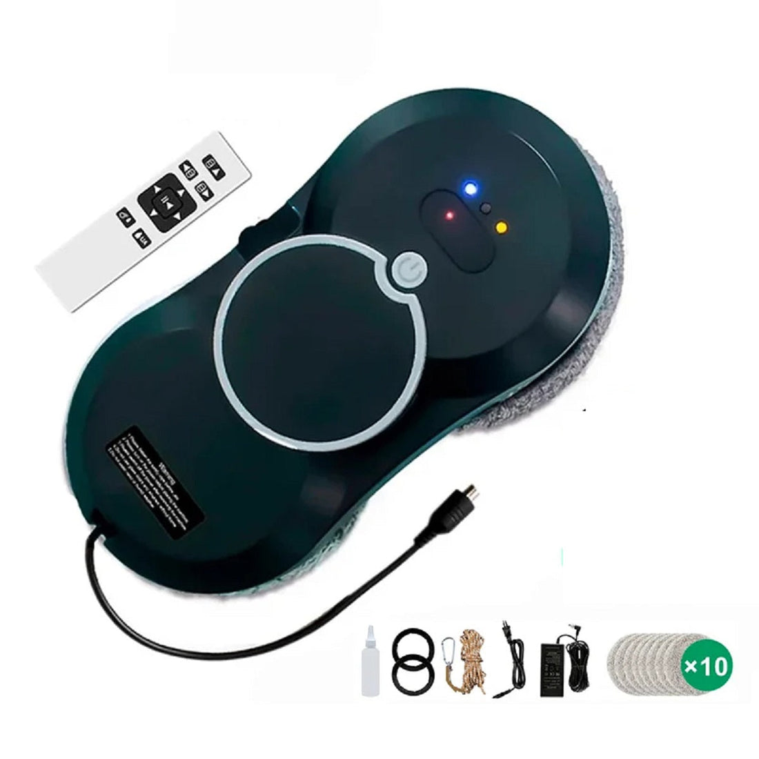 Smart Glass Cleaning Robot - Automatic Water Spray Anti-Drop Design