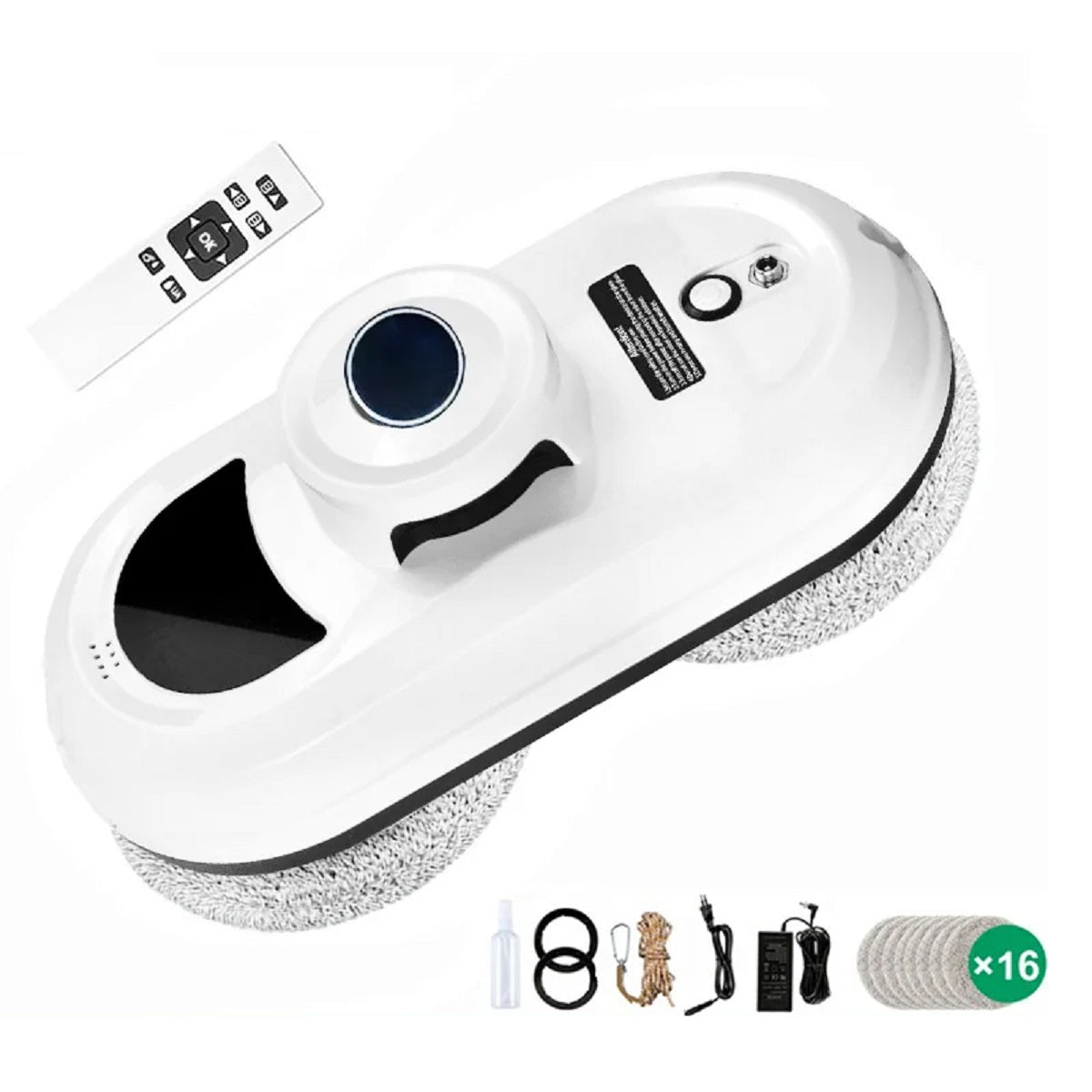 Smart Glass Cleaning Robot - Automatic Water Spray Anti-Drop Design