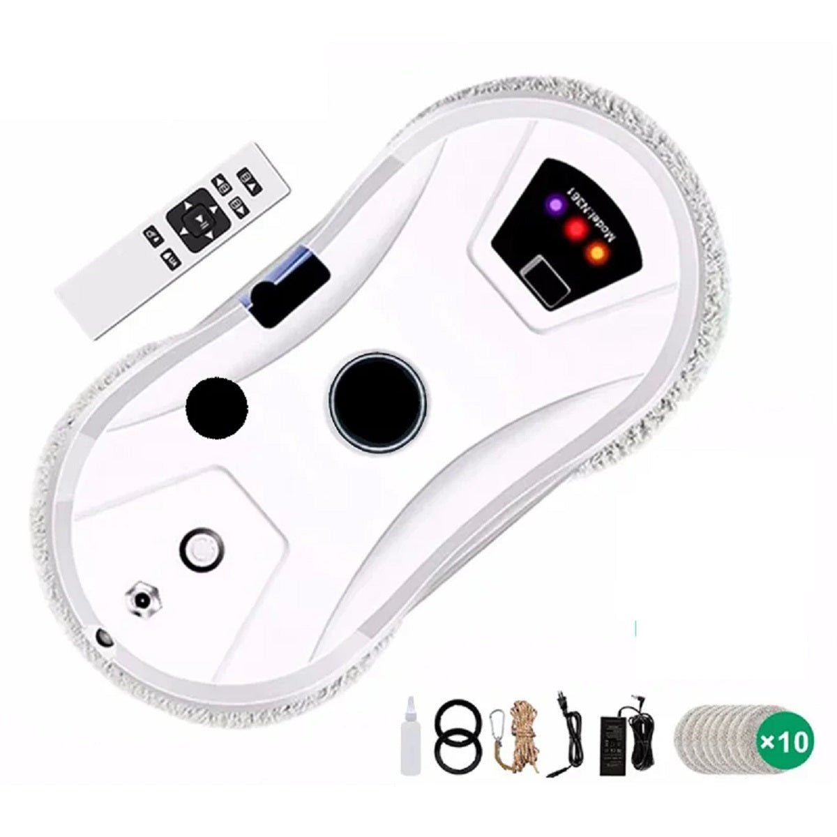 Smart Glass Cleaning Robot - Automatic Water Spray Anti-Drop Design