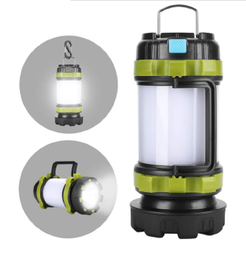 3-In-34°famping Lantern-Flashlight