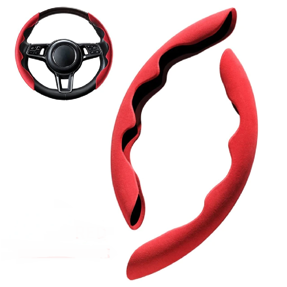 2 Pcs Car Steering Wheel Cover