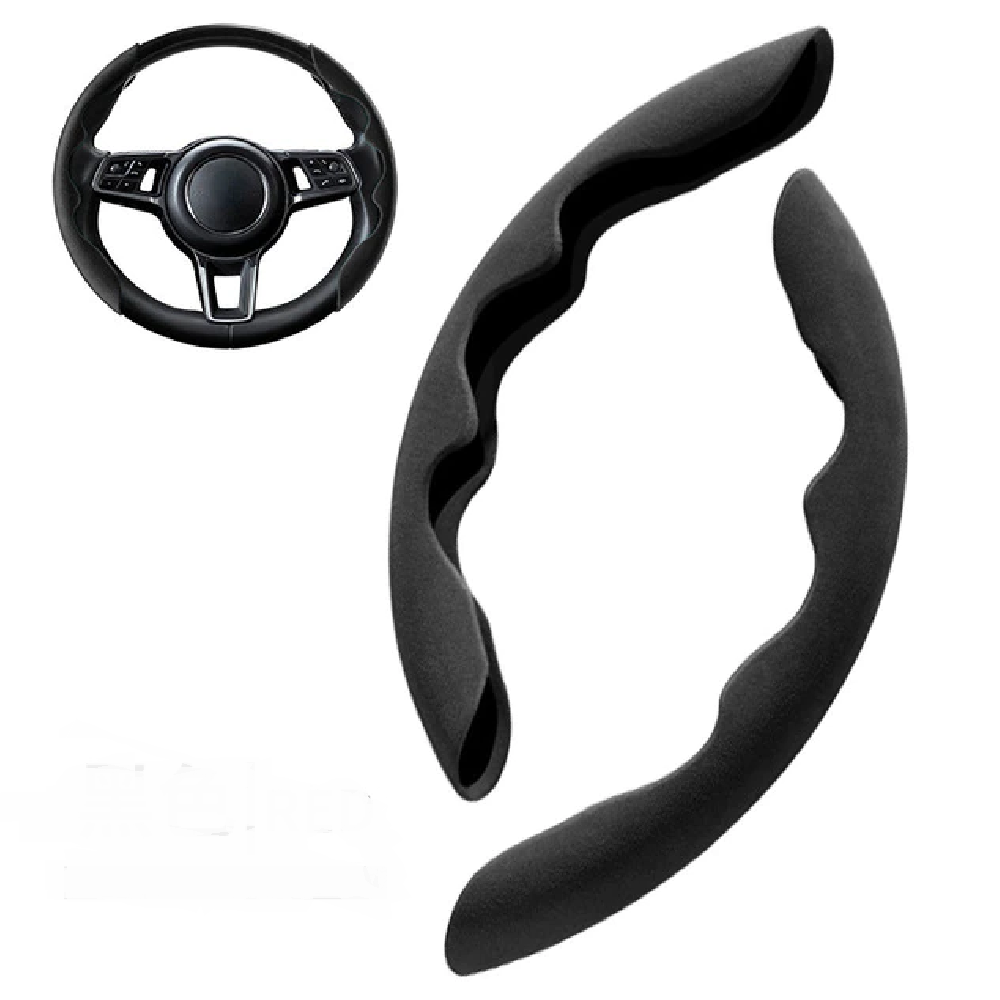 2 Pcs Car Steering Wheel Cover